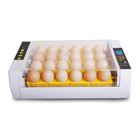 Incubateur Éclosoir WONEGG 24A de Haute Qualité en PP, Petite Taille, Entièrement Automatique, Taux d'Éclosion de 98 % à 100 % pour Poulet/Canard/Oie/Dinde/Reptile