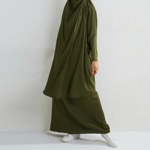 Nueva Abaya Musulmana para Mujer, Modelo 2026, Vestido Tipo Túnica, Moda Primavera-Otoño, Manga Larga con Volantes, Estilo Medio Oriente, para Venta al Por Mayor - Product Image 4