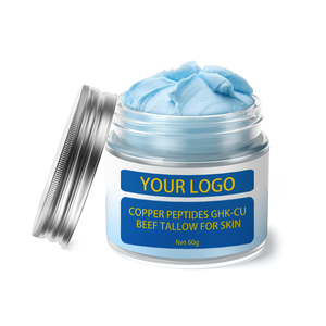Crème Hydratante Naturelle Visage et Corps au Suif de Bœuf GHK-Cu, Peptides de Cuivre, Miel de Manuka et Vitamine E – Antioxydante et Hydratation Profonde – Marque Blanche - Product Image 1