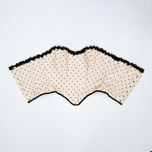 Corset en satin à pois pour femme avec bordure en dentelle, gaine amincissante à maintien moyen, lingerie respirante, bustier - Product Image 4