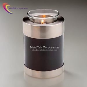 Tealight Niño Cremación Urna Keepske Cenizas Personalizado Color Marrón Venta al por mayor Precio bajo Urnas funerarias Tubo Forma cilíndrica Urnen - Product Image 6