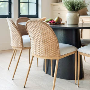 Coastal Rattan <b>Dining</b> <b>Chair</b> <b>Set</b> <b>of</b> <b>2</b> - Product Image 4
