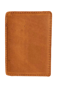 Portefeuille court vintage en cuir véritable pour homme avec fermeture à rabat et poche pour cartes de crédit - Product Image 5
