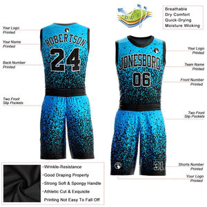 Uniforme de Baloncesto HOSTARON de Alta Calidad, Jersey Bordado Transpirable, Camiseta de Baloncesto Personalizada, Kit de Baloncesto Sublimado - Product Image 2