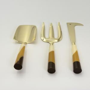 Produits très demandés : Mini-outils de jardin portatifs avec manche en résine, pelle, râteau et fourche en métal pour l'intérieur et l'extérieur - Product Image 2