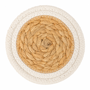 Eco Friendly <b>Round</b> <b>Coasters</b> Handmade Jute Natural Fiber Woven Drink <b>Coasters</b> Wholesale Table Decor - Product Image 1
