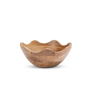 Tazón de Madera de Acacia de Primera Calidad con Acabado Natural, Apto para Alimentos, Recipiente para Aperitivos y Ensaladas, Vajilla Versátil para la Mesa de Cocina - Product Image 3