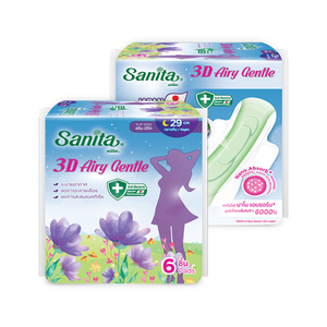 Las mujeres almohadillas sanitarias líquido abedul nórdico 3D Airy suave Slim ala - Product Image 3