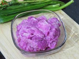 Igname Violette Hachée Congelée pour Soupe, Crevettes, Gâteaux de Porc, Desserts Sucrés, Garniture de Raviolis, Mousse, Pudding 500g 1kg 10kg - Product Image 2