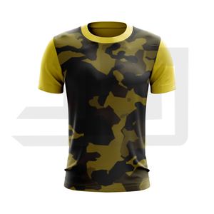 Maillot de sport JAMEZ SPORTS, t-shirt à col en V, manches courtes, logo sur le devant, vêtement léger et doux, contrôle de l'humidité, sport - Product Image 1