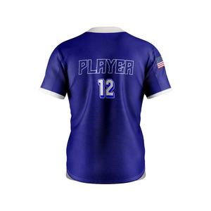 Wholesale Custom Logo Sportswear Baseball Softball Jerseys Youth Team Sublimated Uniforms with Plain Style Shirts - Product Image 3