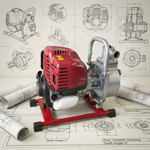 SS SAMSON Portable Water Pump 35CC 4 Stroke Gasoline Engine for Garden and Agriculture Use - Product Image 6
