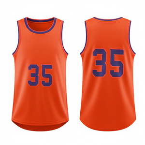 Maillot de basket-ball de qualité supérieure, respirant, en mesh, vêtements de sport, impression de logo personnalisée, design de maillot de basket-ball, vêtements de sport d'équipe - Product Image 1