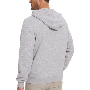 Sweat à capuche de haute qualité, tendance, doux, chaud, en tricot, avec boutons-pression, manches longues, coupe classique, uni - Product Image 2