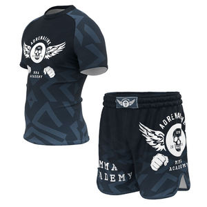 Wholesale Sublimation Workout Sports Judo <b>Compression</b> <b>Shorts</b> Rash Guard Jiu Jitsu Surfing 100% Cotton Oxford Fabric <b>Short</b> Men - Product Image 3