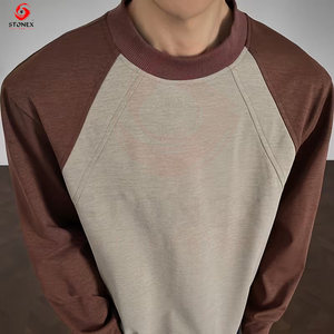 T-shirt Homme Oversize Personnalisé Streetwear à Manches Courtes avec Logo Personnalisé, Passepoil Contrastant et Logo Réfléchissant - Product Image 3