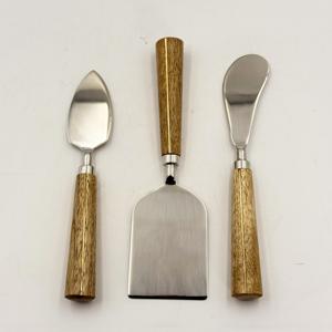 Juego de Quesos en Oferta, para Uso en la Cocina, con Cubiertos de Madera, Juego de Quesos de Acero Inoxidable para Fiestas, Hogar, Hotel y Restaurante - Product Image 4