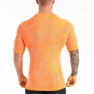 Ropa Deportiva para Hombre, Corte Regular, 100% Algodón, Transpirable, Elástica, Cuello Redondo, Camiseta Personalizable en Color, para Trabajo y Entrenamiento, Venta al Por Mayor - Product Image 5