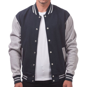 Unisex Custom Wool Varsity Baseball <b>Jacket</b> High Street Style Reversible Stand Patchwork <b>Winter</b> Hooded <b>Waterproof</b> Bamboo <b>Jacket</b> - Product Image 2