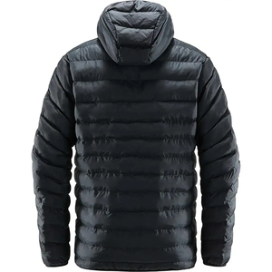Chaqueta de Invierno Personalizada, Ecológica, Resistente al Viento, Talla Grande, Reversible, Ligera, Cálida, Negra, Rellena de Poliéster, Estilo Urbano - Product Image 3