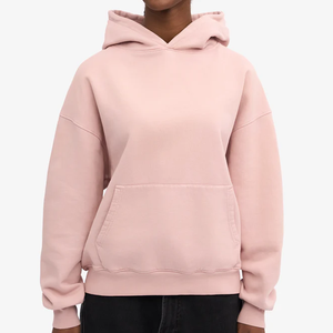 King Wears Winter Embroidered Zip-Up <b>Hoodies</b> Women Men <b>Couples</b> Fleece Solid Regular Fit 100% Organic Cotton 300g Breathable - Product Image 3