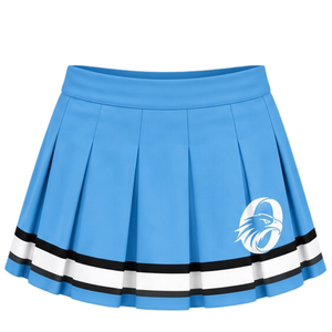 Jupe plissée bleu clair sublimée pour cheerleading, bas de tenue de sport d'équipe, vêtements d'entraînement athlétique, compétition - Product Image 1