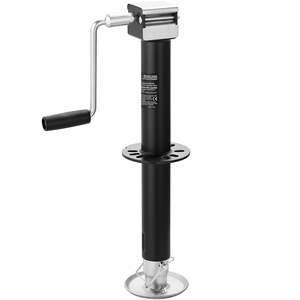 Cric de levage vertical pour caravane de 15 pouces, 5000 lb, crics de voiture en A, réglables sur 7 niveaux, pieds escamotables, sans fil, douille pour perceuse - Product Image 1