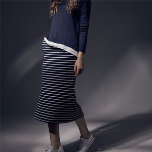 กระโปรงผ้ายืดปรับได้สำหรับผู้หญิงสวมใส่ทุกวันผ้าคอตตอน ODM - Product Image 3