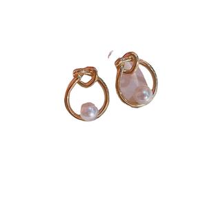 Pendientes de Plata de Ley S925 de Alta Calidad con Cuentas de Oro Natural de 10-9 mm, Redondos, Impecables, Versátiles y con un Diseño Moderno, con Caja de Regalo de Lujo - Product Image 5