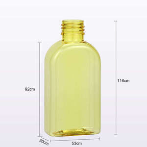 Bouteilles d'emballage cosmétique en plastique PP plates rechargeables de 1000 ml avec bouchon pulvérisateur à vis pour désinfectant à la glycérine et à l'huile d'olive - Product Image 4