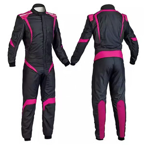 Two Layer One Piece Kart <b>Racing</b> Suit Cordura Genuine Leather Motorbike <b>Jacket</b> Custom Designed for <b>Racing</b> and Protection - Product Image 6
