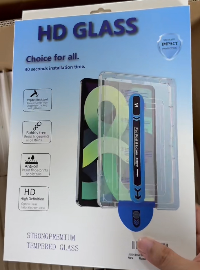 กระจกใสพร้อมชุดติดตั้ง (พร้อมบรรจุภัณฑ์ขายปลีก)