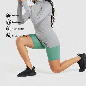 Shorts Deportivos Personalizados con Logotipo para Mujer, Shorts de Entrenamiento de 6 Pulgadas con Bolsillos, Cintura Alta, Compresión, para Yoga y Running - Product Image 6