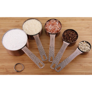 Decorative Kitchenware <b>Measuring</b> Cups And Spoon Set With Shiny Polished Handmade Tabletop Baking <b>Tools</b> Supplies In Lowest Price - Product Image 2
