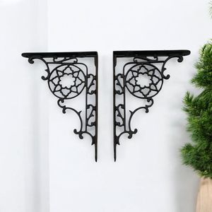 Soporte de hierro resistente para estantes de almacenamiento montados en la pared en el hogar, la cocina, el garaje y el taller. - Product Image 6