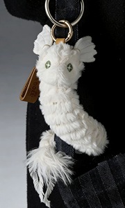 Porte-clés en peluche <span class=keywords><strong>serpent</strong></span> <span class=keywords><strong>à</strong></span> <span class=keywords><strong>plumes</strong></span> personnalisé, pendentif animal mythique en peluche douce - Product Image 2