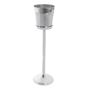 Cubo de Hielo para Vino de Acero Inoxidable con Soporte, Enfriador de Champán Alto para Restaurante, Hotel, Bar, Catering - Product Image 1