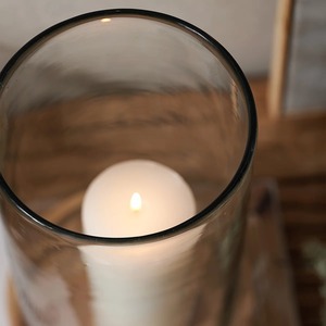 Nuevo diseño de portavelas de madera de mango, soporte para velas navideñas, portavelas de madera tipo huracán - Product Image 2