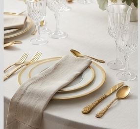 Ensemble de couverts de luxe plaqués or avec poignées à imprimé léopard, lavables au lave-vaisselle, vaisselle de mariage, couverts 4 pièces - Product Image 4