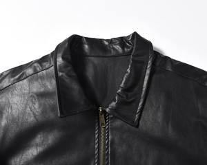 Chaqueta de cuero de diseño de moda para hombre, nueva llegada, chaquetas de cuero para hombre, chaqueta de cuero vacuno de primera calidad - Product Image 3