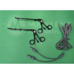 Stammberger – Ensemble de 2 pinces d'aspiration bipolaires, angles de pointe 15° et 45°, manuel, réutilisable, coagulateur certifié CE - Product Image 2