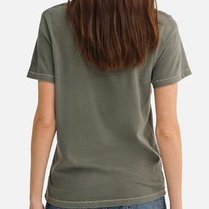 Camisetas de Algodón Orgánico para Mujer, Camisetas de Verano de Manga Corta para Mujer, Camisetas de Cuello Redondo para Mujer, Camisetas de Jersey - Product Image 6