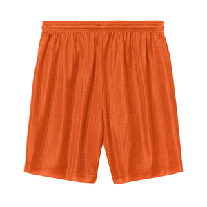 High Quality Men's 5-Inch Inseam Double <b>Layer</b> Blank Mesh Shorts Sublimation Solid Pattern Lightweight Material - Product Image 4