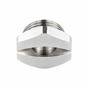 Buse de pulvérisation à jet plat haute pression en acier inoxydable 304 316 pour le nettoyage, buse filetée à jet d'eau pour le lavage - Product Image 1