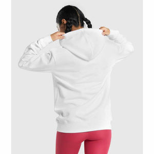 Sudaderas Extra Grandes de Última Moda en Color Sólido para Mujer, Todas las Tallas, Logotipo Personalizado Impreso, Sudaderas para Mujer en Venta, Servicio OEM - Product Image 5