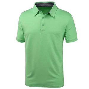 โลโก้ที่กําหนดเองเย็บปักถักร้อยธรรมดากีฬาแขนสั้นผู้ชายกอล์ฟเสื้อโปโลเสื้อทีขายส่งเสื้อเปล่าคุณภาพสูง - Product Image 2