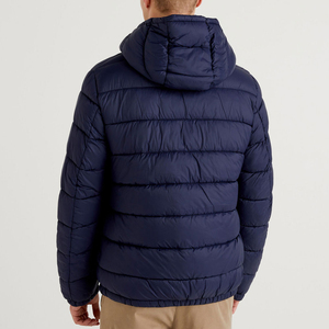 <b>Mens</b> Reversible Winter Padded Coat Hooded Bubble <b>Jacket</b> Warm Quilted Outerwear Soft Fill <b>Casual</b> Zip <b>Jacket</b> Wholesale Supplier - Product Image 4