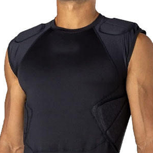 High Quality Padded Shirts American Football Protection Padded Shirts Sports Training Gym Fitness American Football Padded Top - Product Image 3