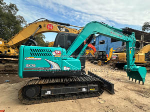 Bajo consumo de combustible <span class=keywords><strong>Kobelco</strong></span> Sk75 7.5ton Mini excavadora usada <span class=keywords><strong>Kobelco</strong></span> Japan Ripa Mini excavadora maquinaria agrícola - Product Image 4