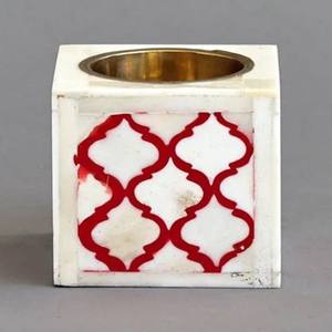 Quemador de incienso de mármol hecho a mano con incrustaciones de hueso y nácar, quemador de Bakhoor de lujo para uso aromático en interiores del hogar - Product Image 2